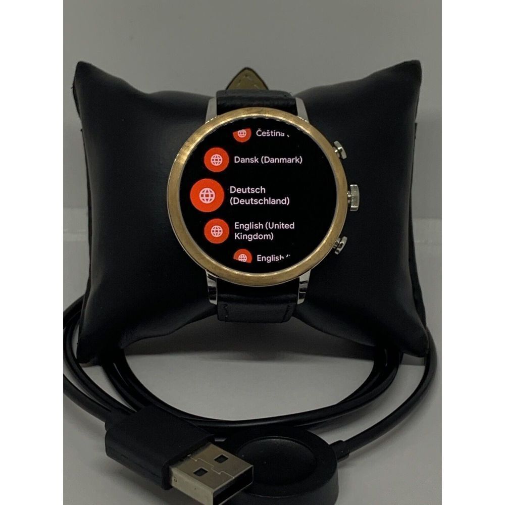 Fossil Gen 4 Authentic Digital Dial Smart Watch Custom Band FTW6016 QT460